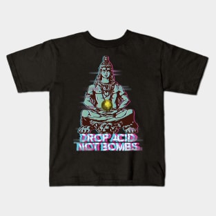 Buddha Tshirt Acid Techno Kids T-Shirt